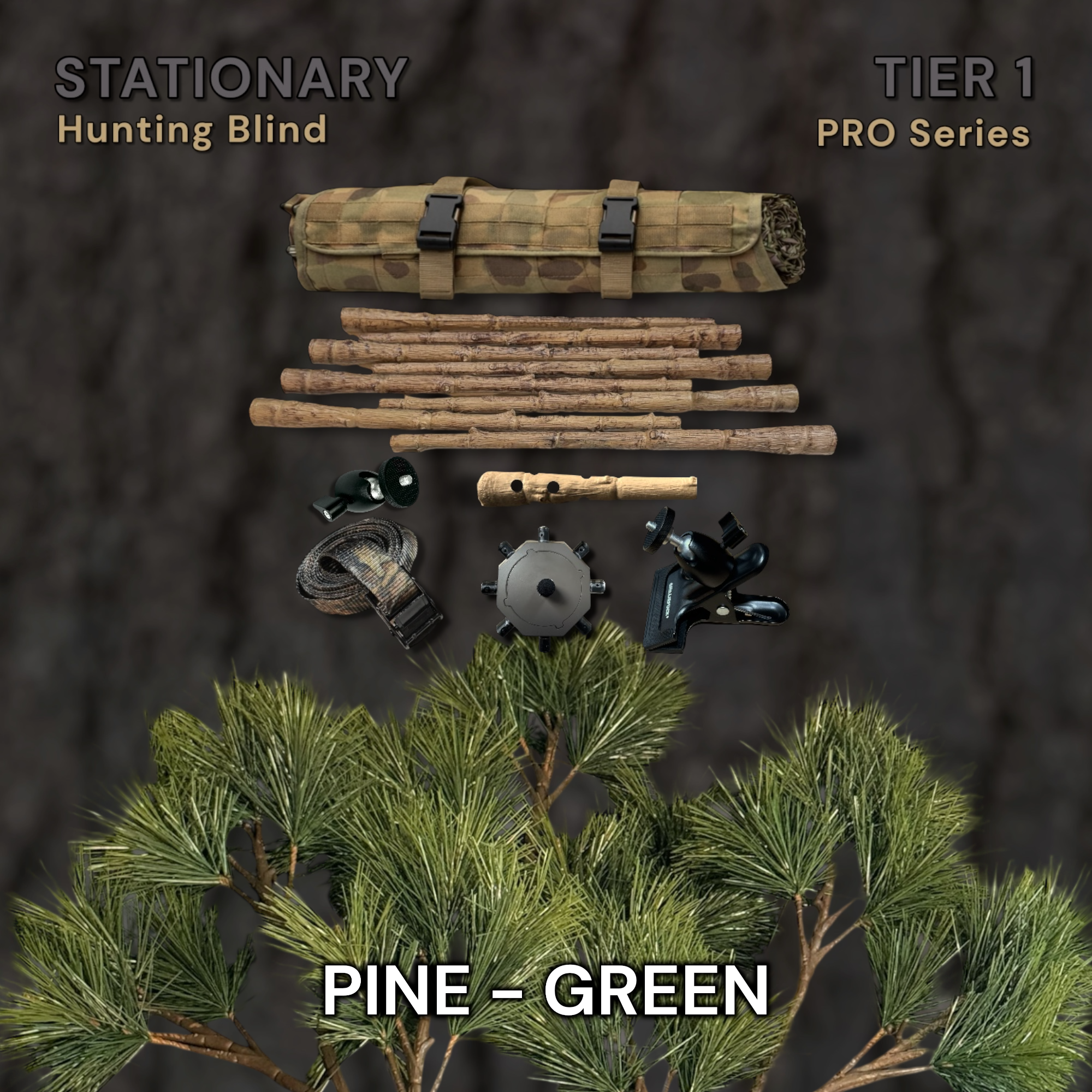 Tier 1 Stationary Kit (Aluminum) – Pine Green