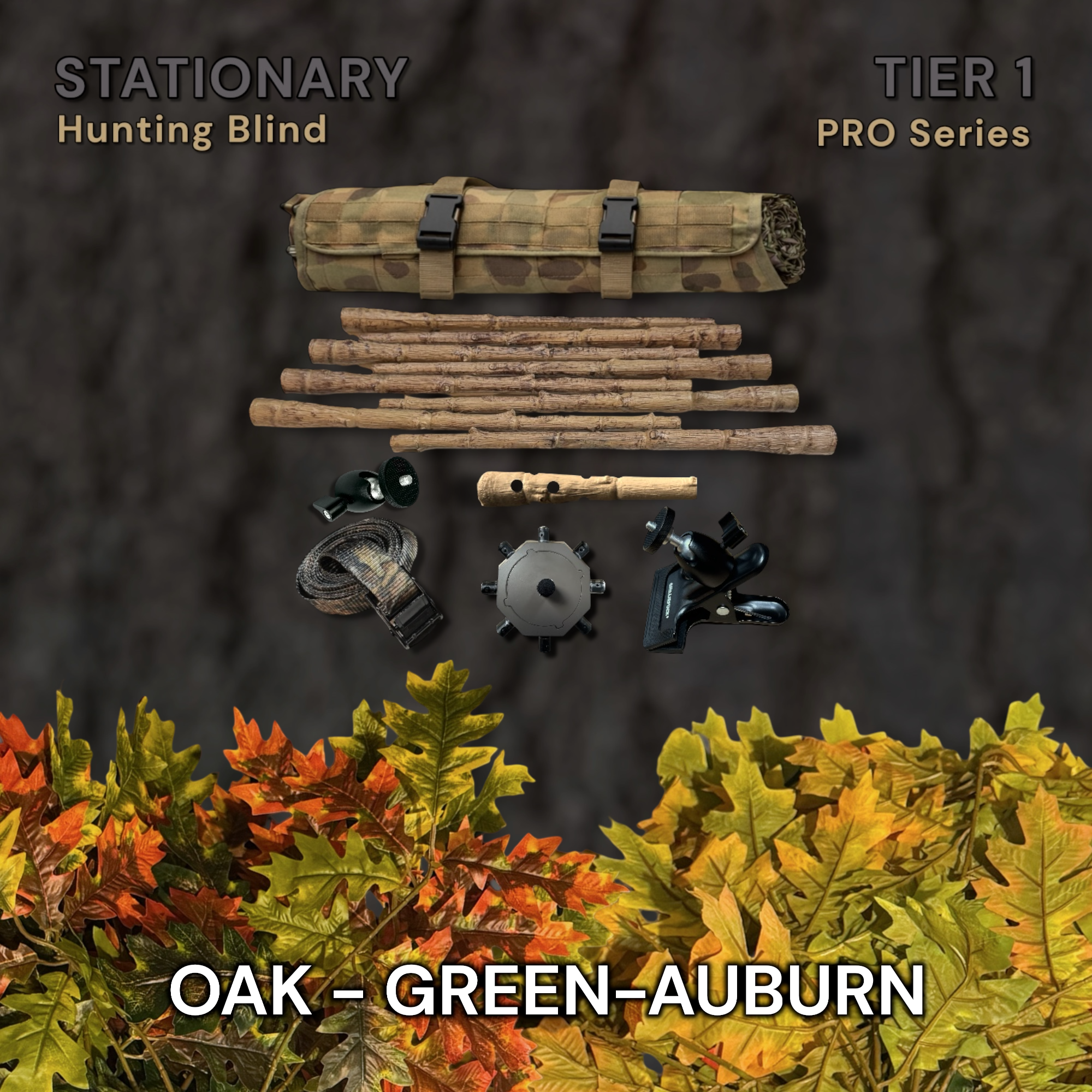 Tier 1 Stationary Kit (Aluminum) – Oak Green-Auburn