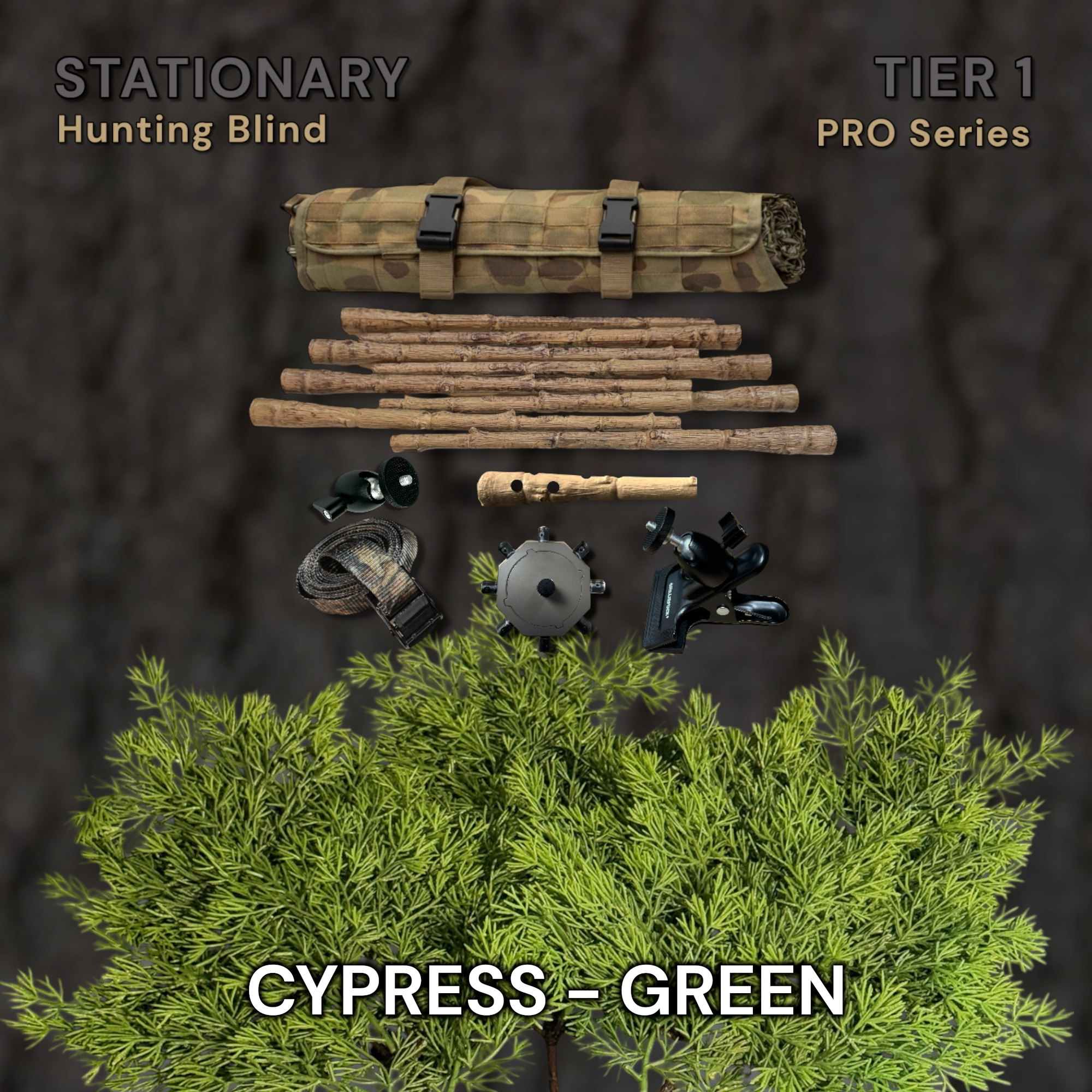 Tier 1 Stationary Kit (Aluminum) – Cypress Green