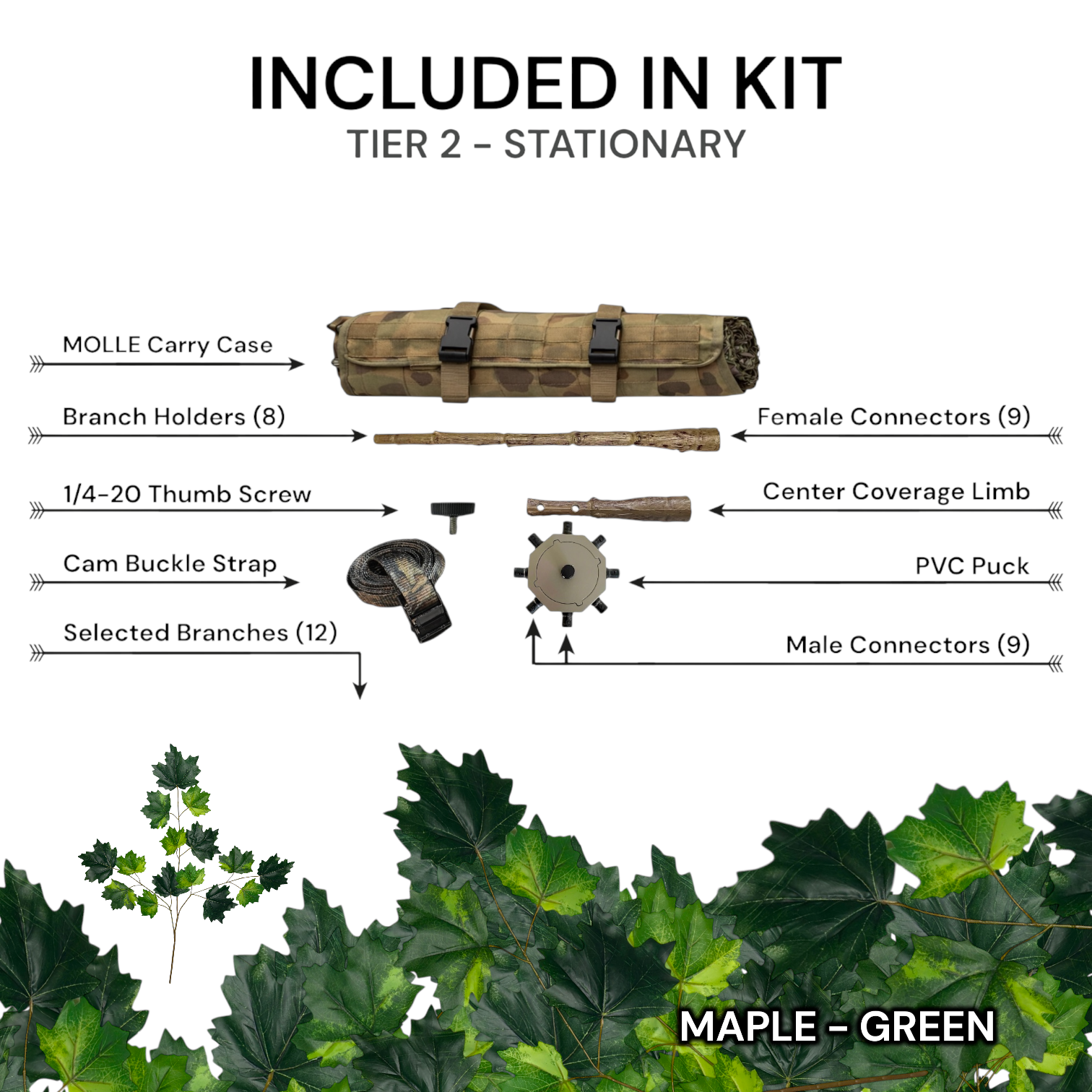 Tier 2 Stationary Kit (PVC) – Maple Green