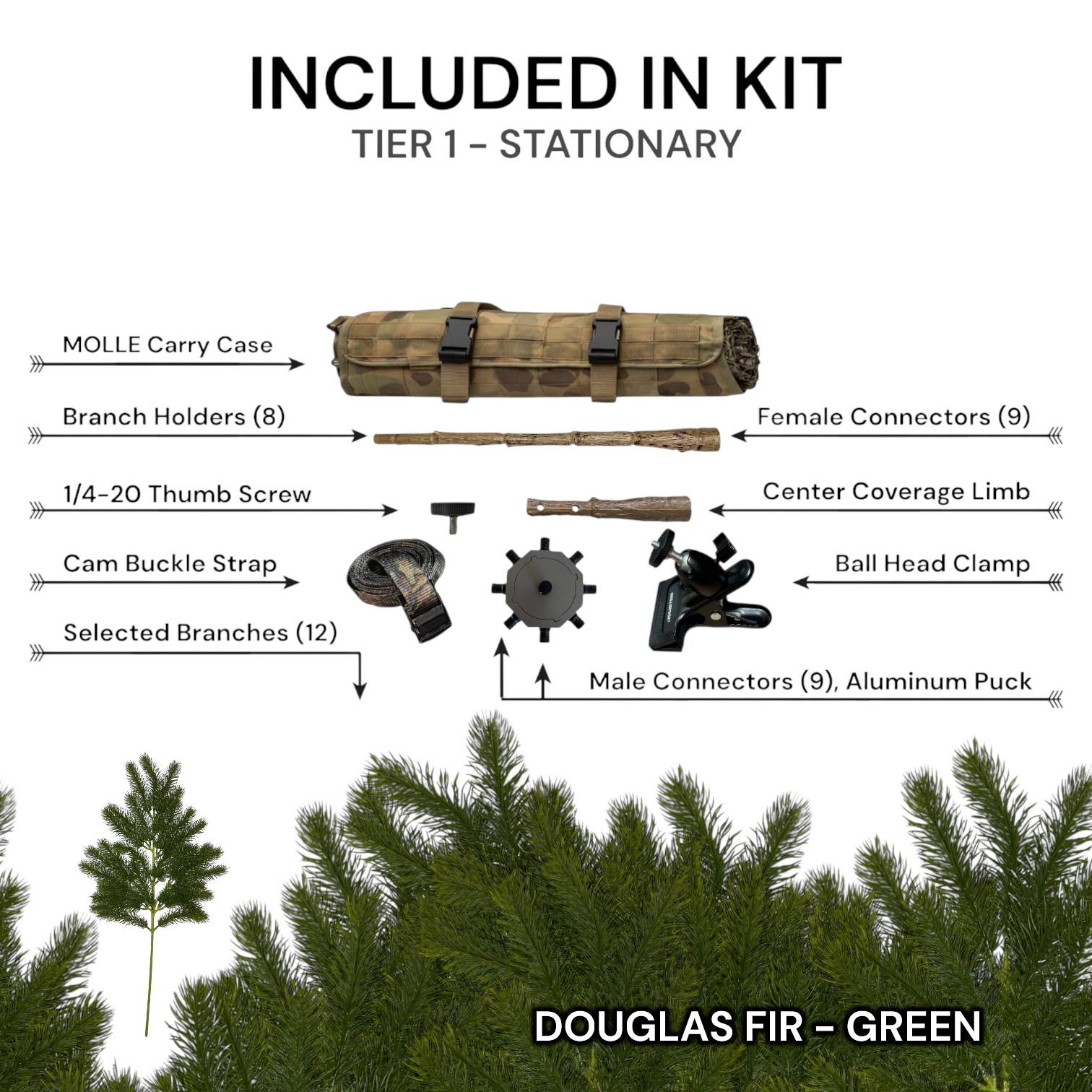 Tier 1 Stationary Kit (Aluminum) – Douglas Fir