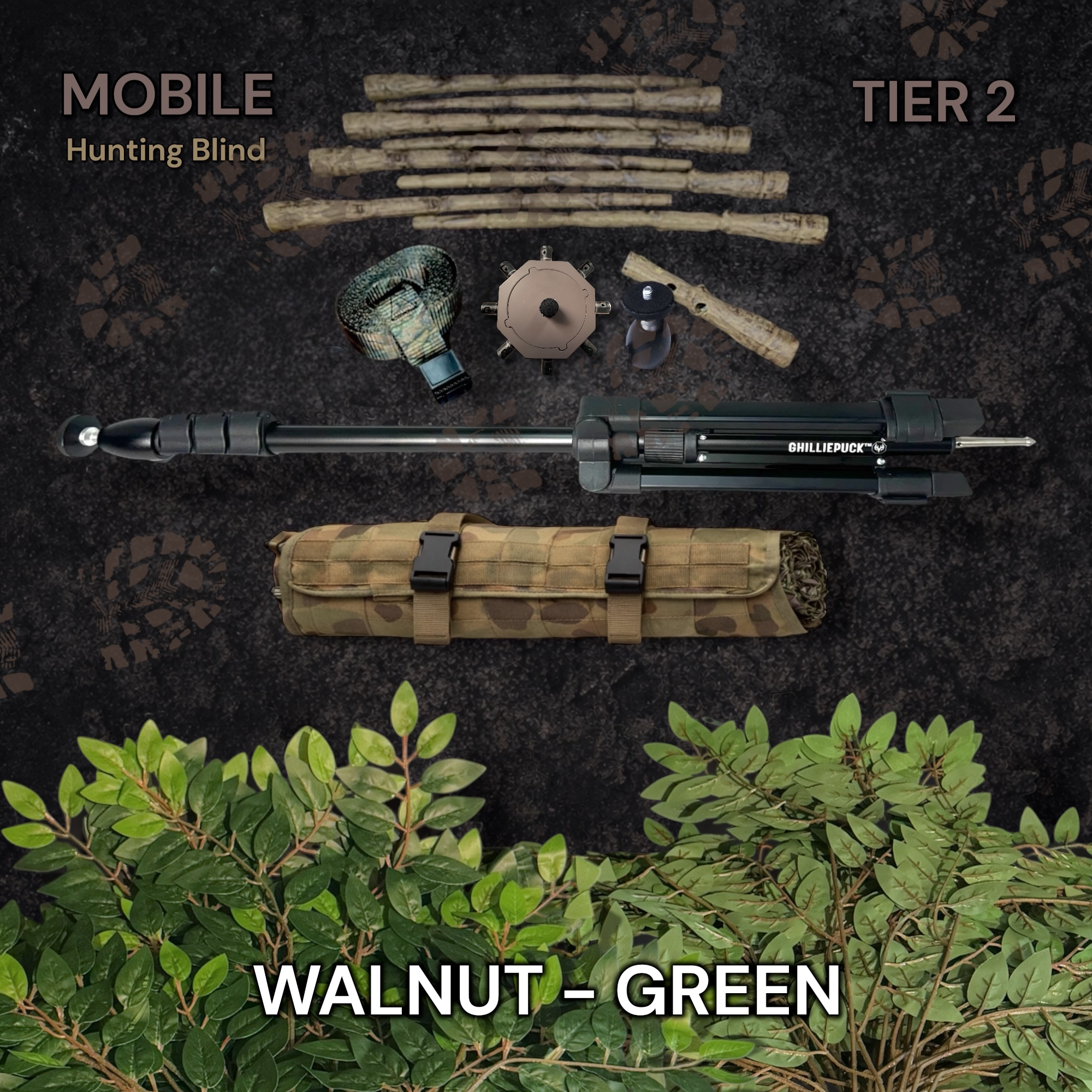 Tier 2 Mobile Kit (PVC) – Walnut Green