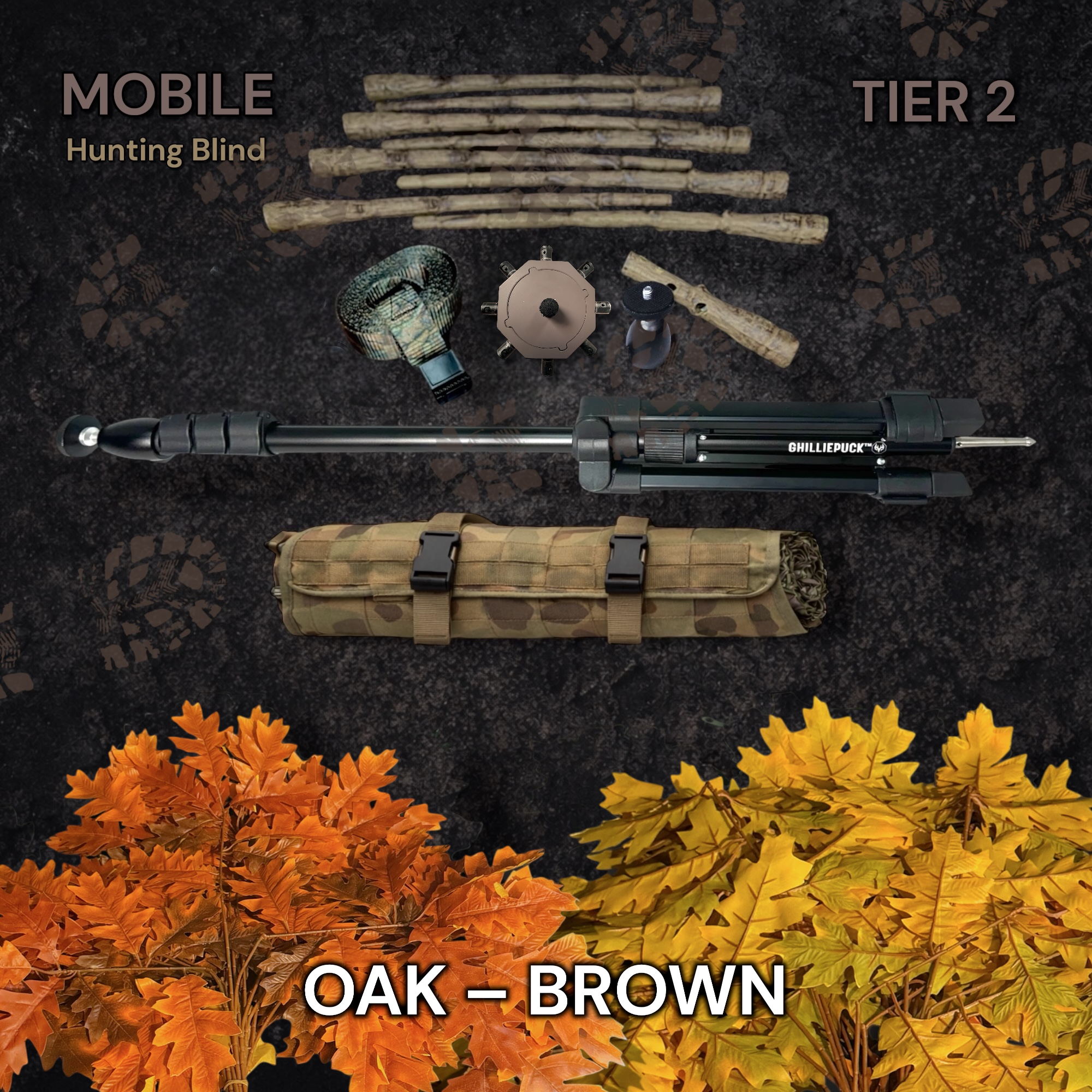 Tier 2 Mobile Kit (PVC) – Oak Brown