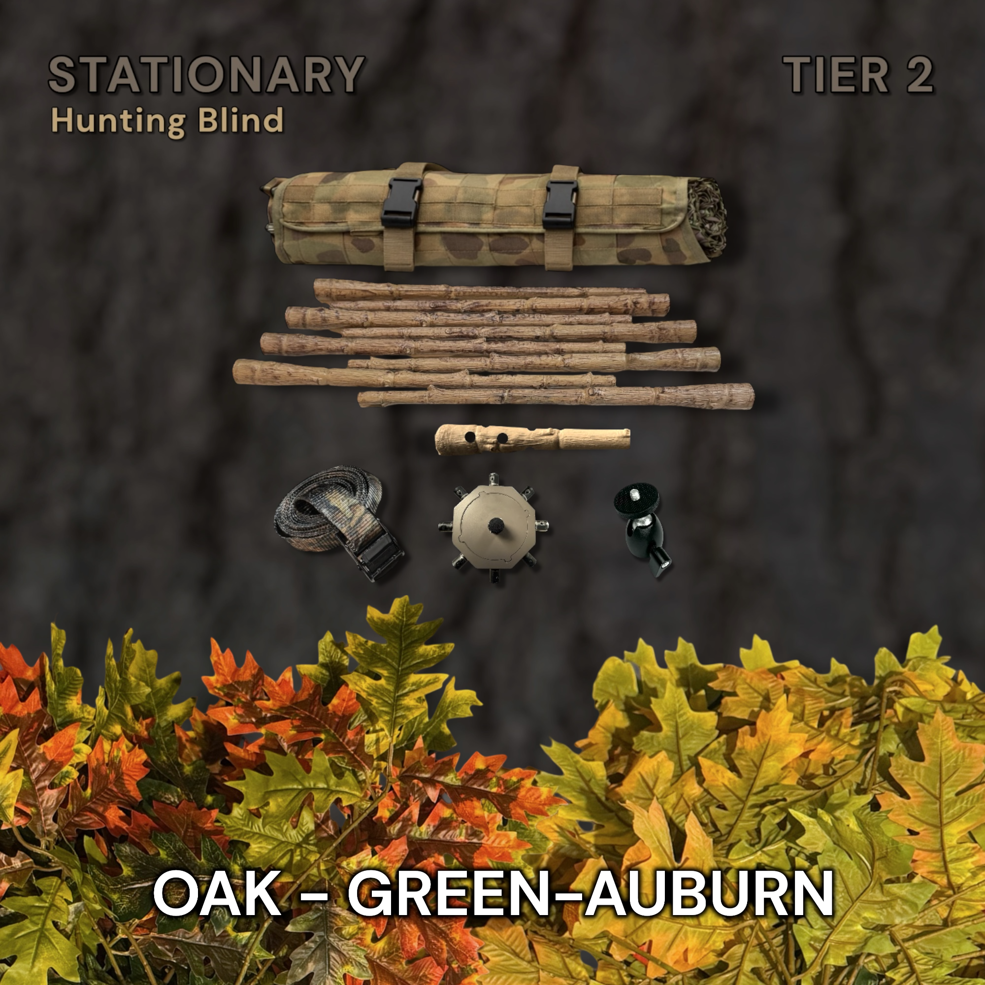 Tier 2 Stationary Kit (PVC) – Oak Green-Auburn