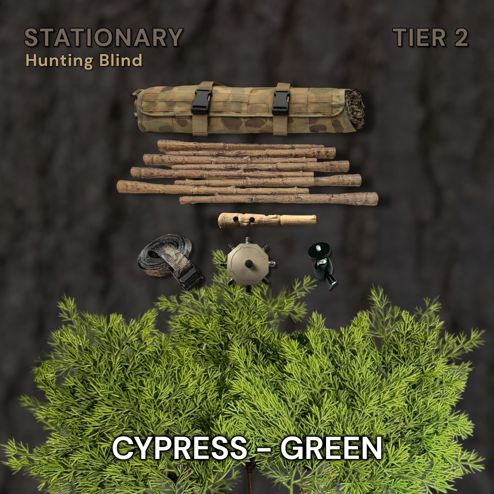 Tier 2 Stationary Kit (PVC) – Cypress Green