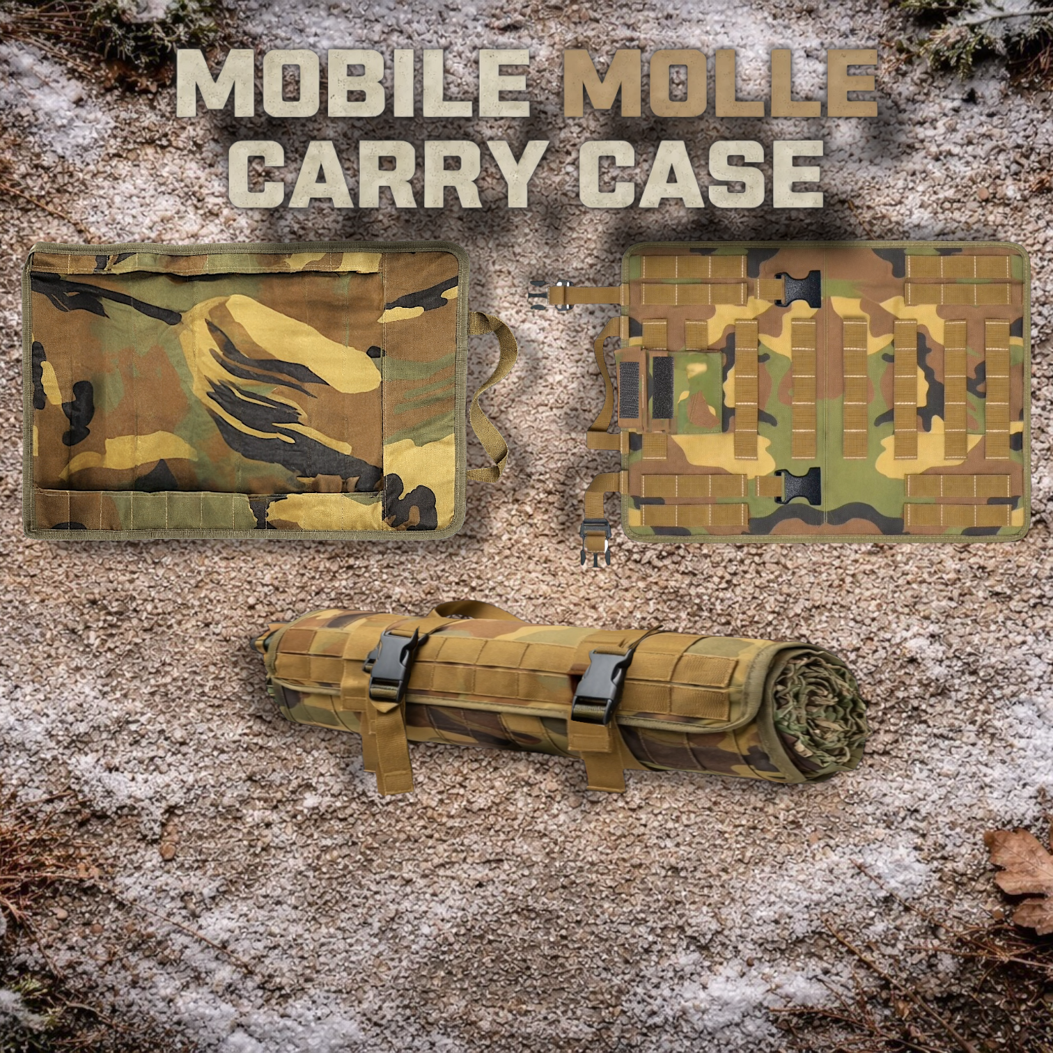 Mobile MOLLE Carry Case — Modular Transport & Deployment Panel