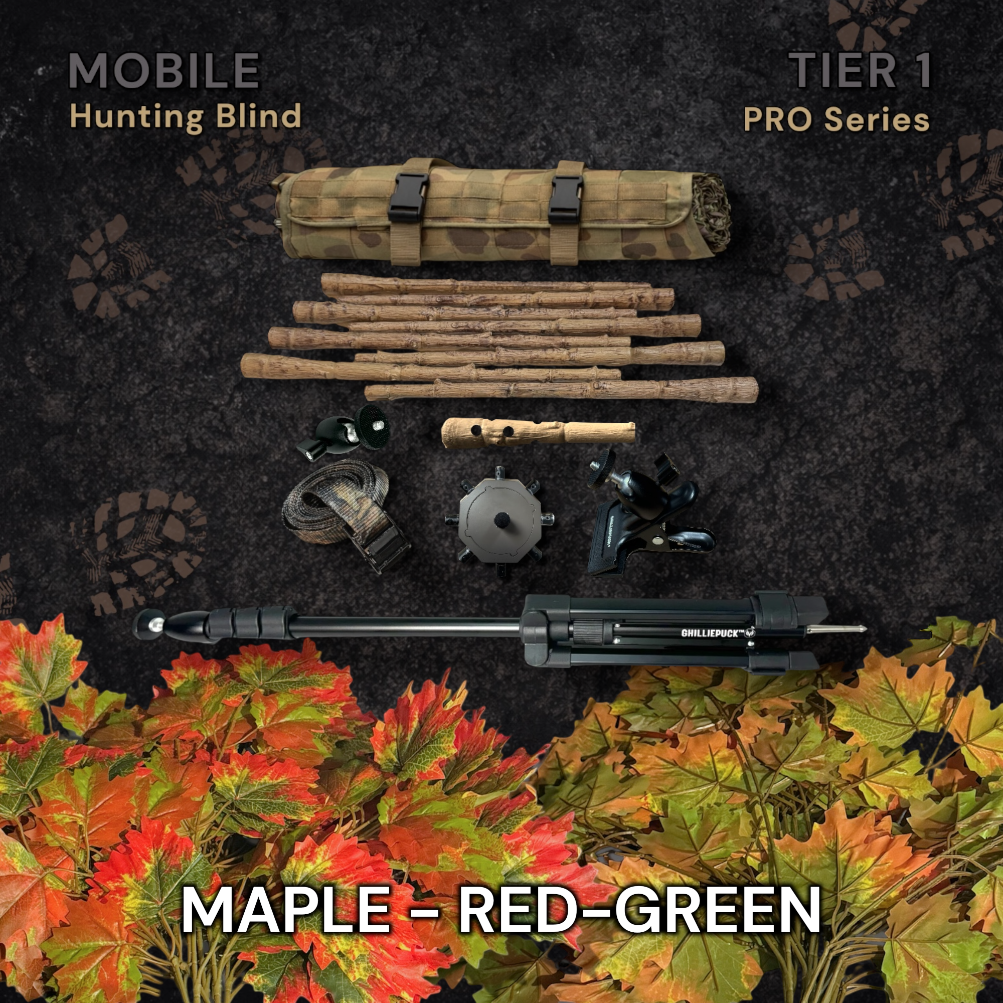 Tier 1 Mobile Kit (Aluminum) – Maple Red-Green