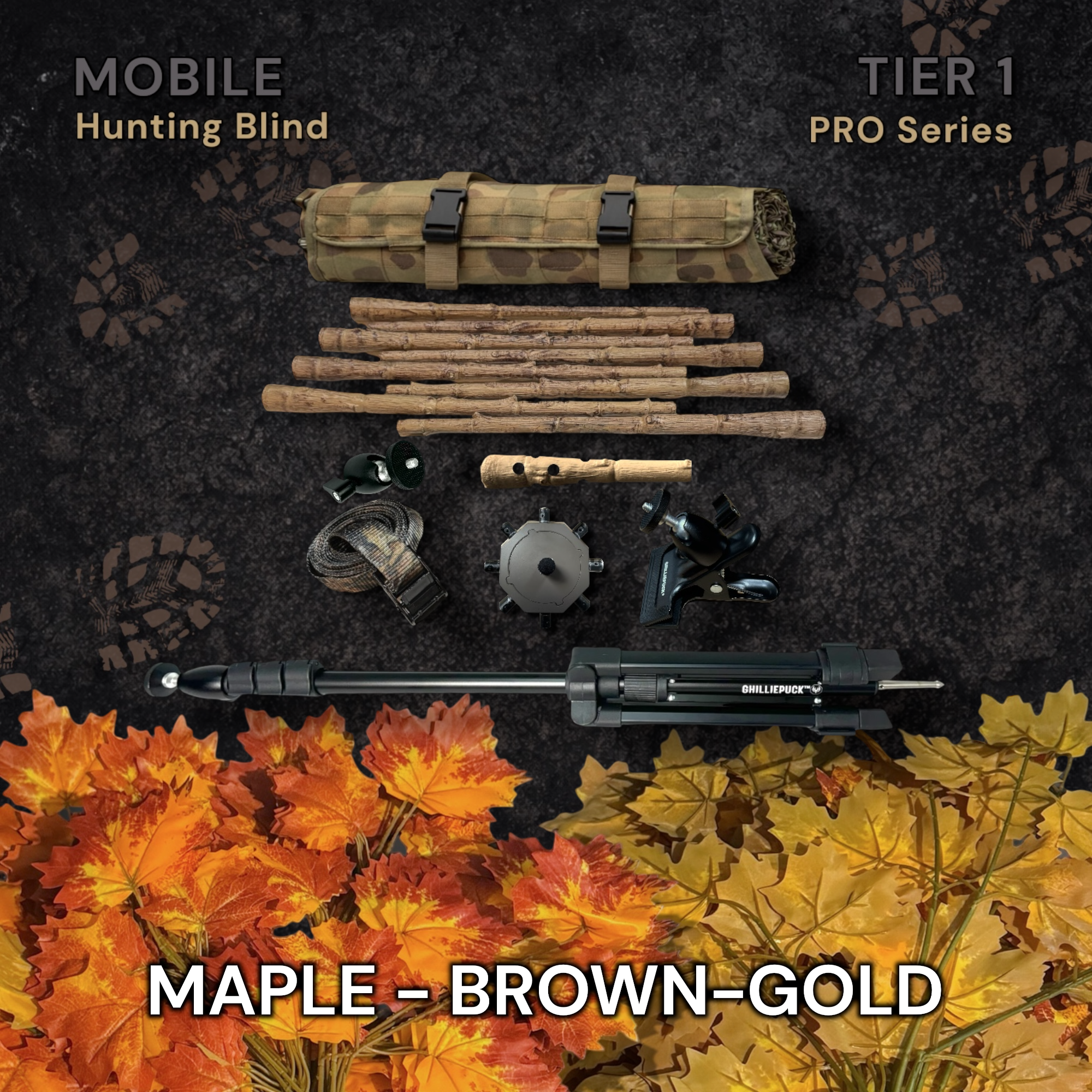 Tier 1 Mobile Kit (Aluminum) – Maple Brown-Gold