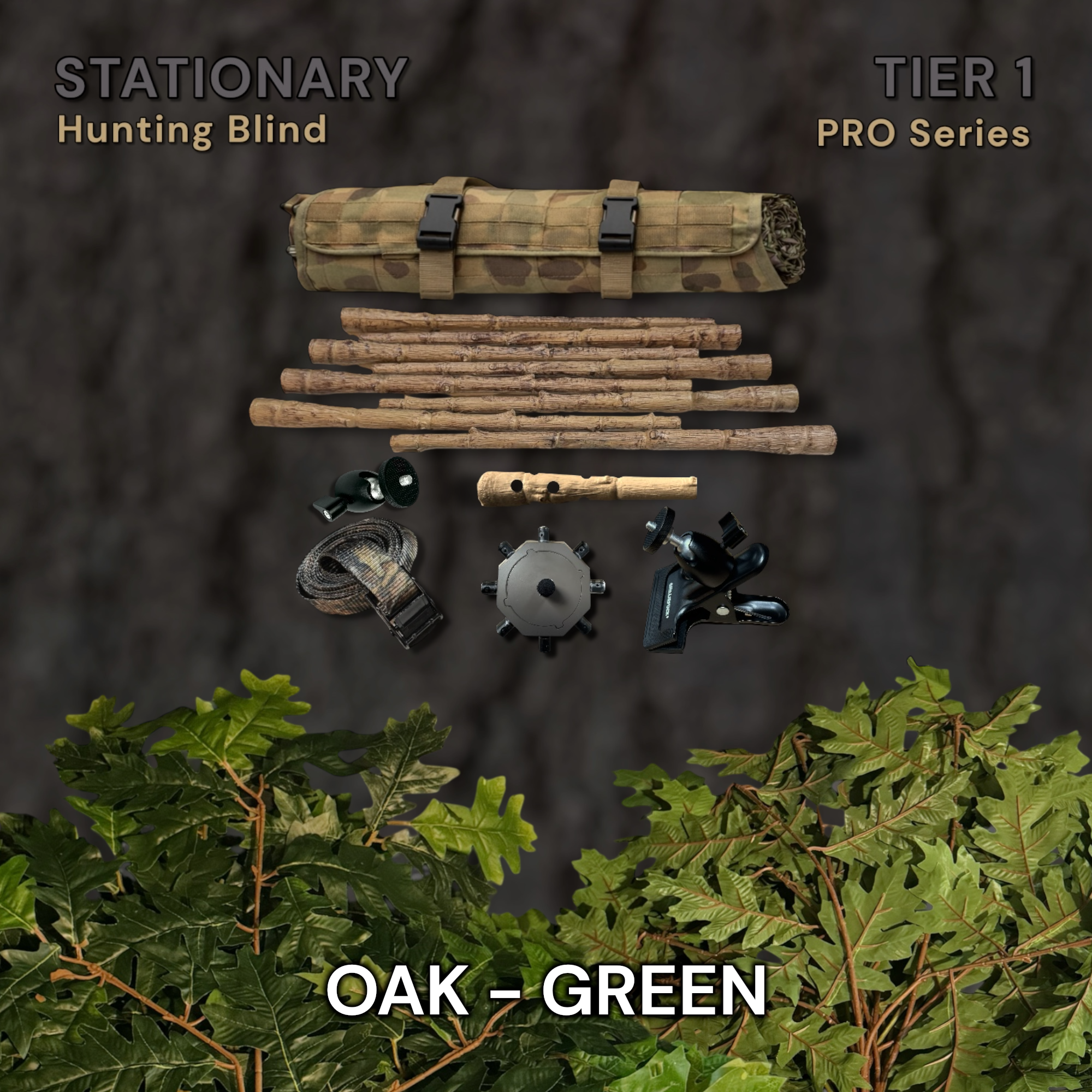 Tier 1 Stationary Kit (Aluminum) – Oak Green
