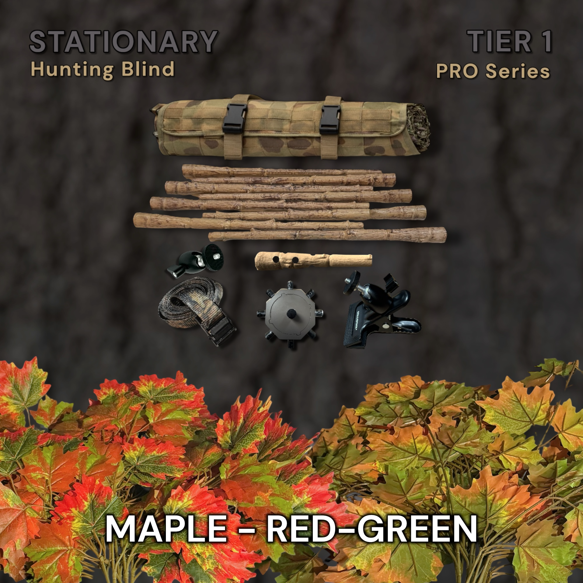 Tier 1 Stationary Kit (Aluminum) – Maple Red-Green