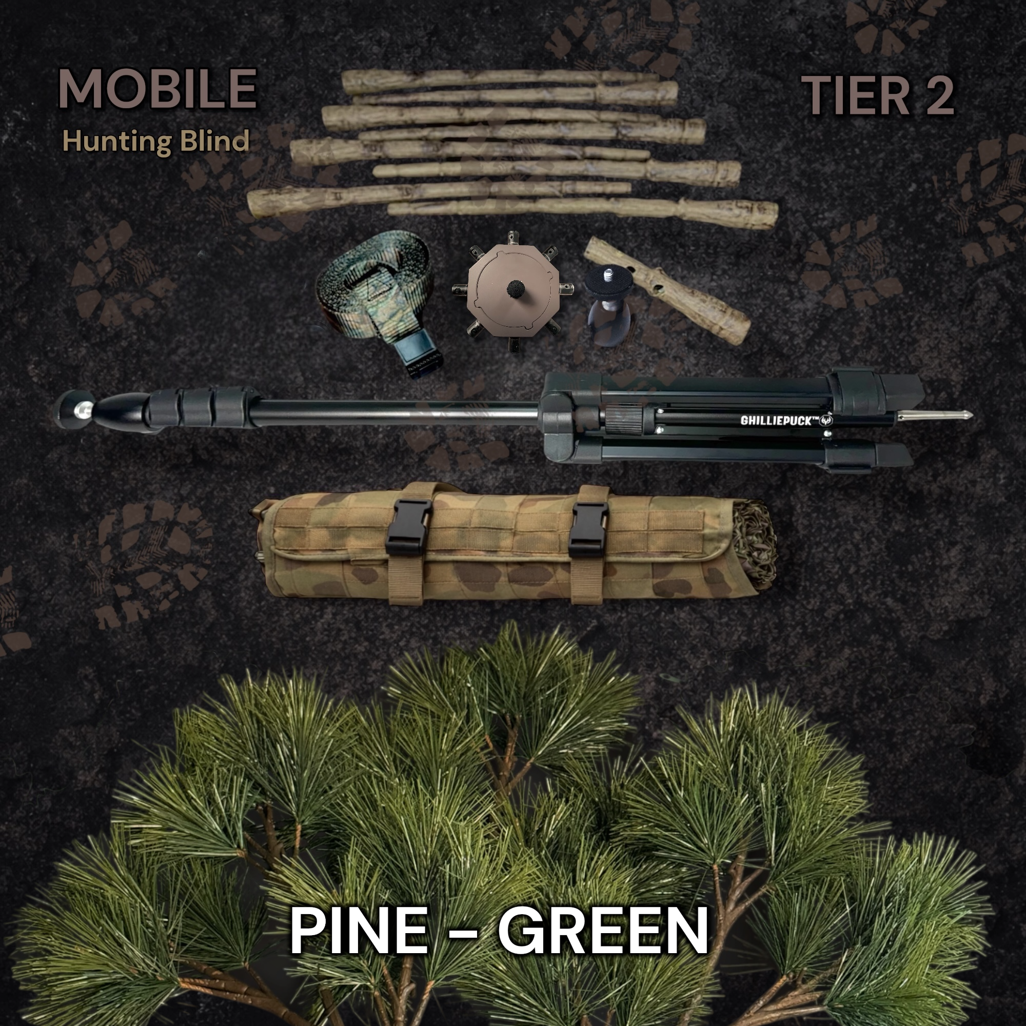 Tier 2 Mobile Kit (PVC) – Pine Green