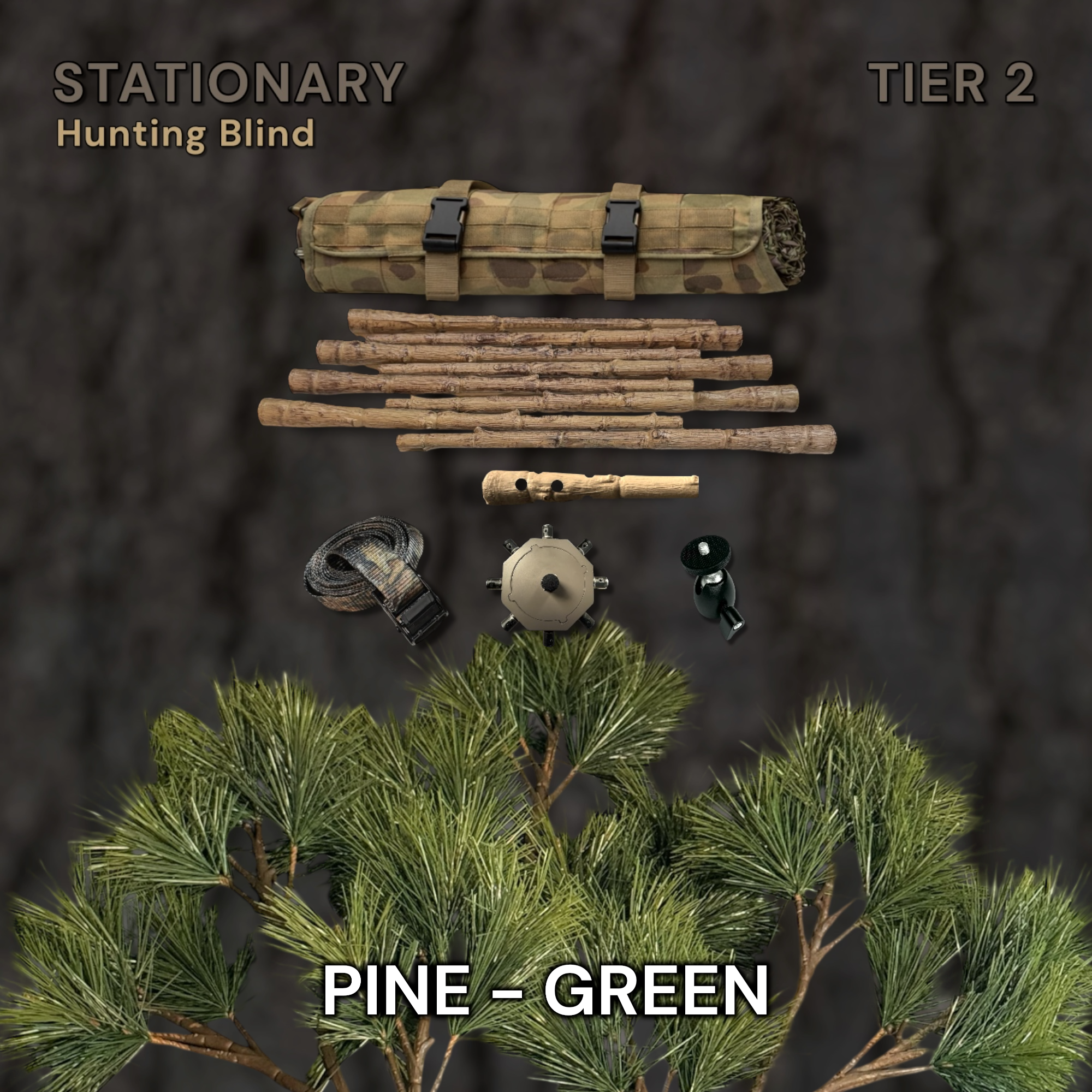 Tier 2 Stationary Kit (PVC) – Pine Green